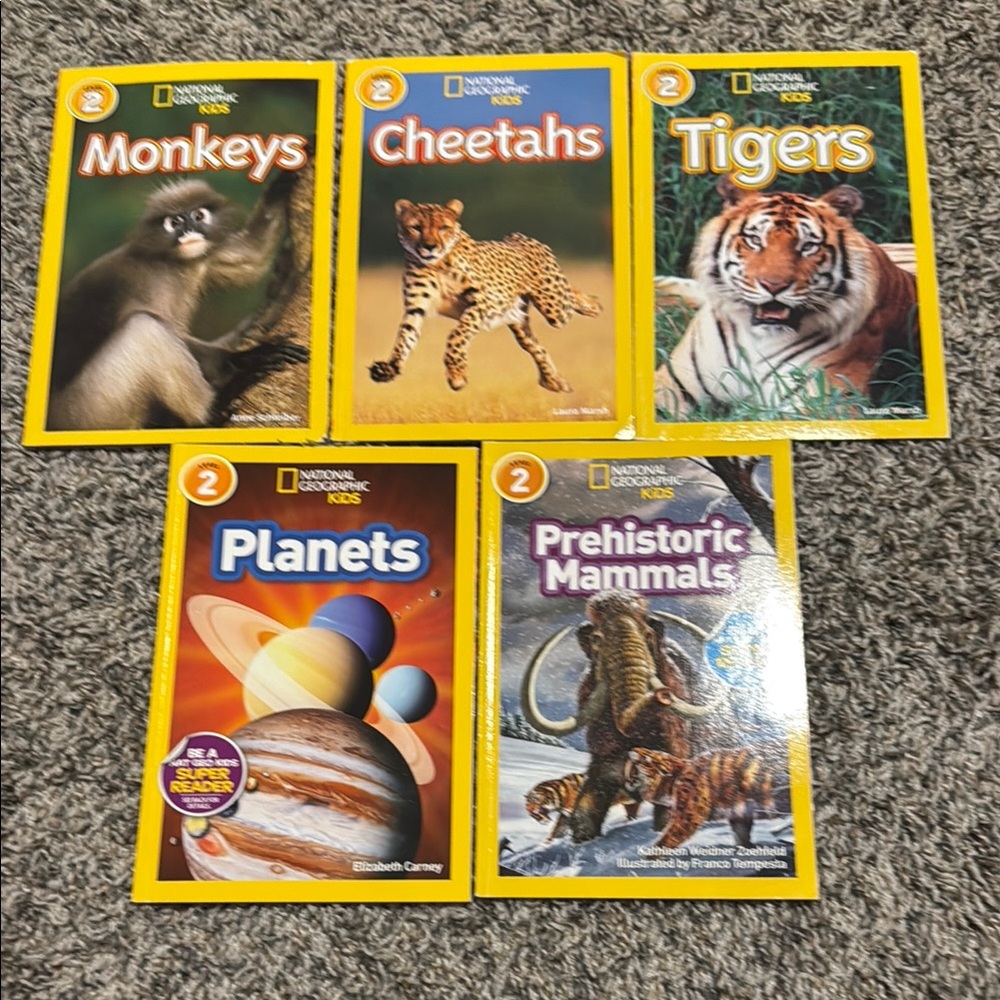 Level 2 National Geographic Kids Books